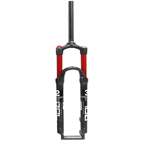 Fourches VTT : JUanben Suspension Fork VTT Fourche Avant De 26 27.5 29 Pouces en Alliage D'aluminium Ultra-léger Pliant VTT Suspension Absorbeur Pression Choc Fourches Vélo Rebond Ajuster Tube Droit Voyage: 100mm