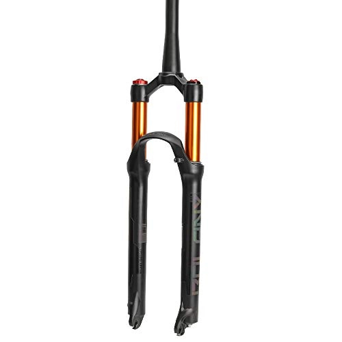 Fourches VTT : LIDAUTO Vlo Air Fork 26"27.5" 29 Pouces VTT Mountain Bike Suspension Fork Air Resilience Damping Line Lock, cone-remote-26-gold