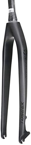 Fourches VTT : Lirui Fourche de vélo 26 / 27.5 / 29" 3K fibre de carbone fourche de suspension vélo vélo pièces ultra légère frein à disque 1-1 / 8" 530 g 29inch noir