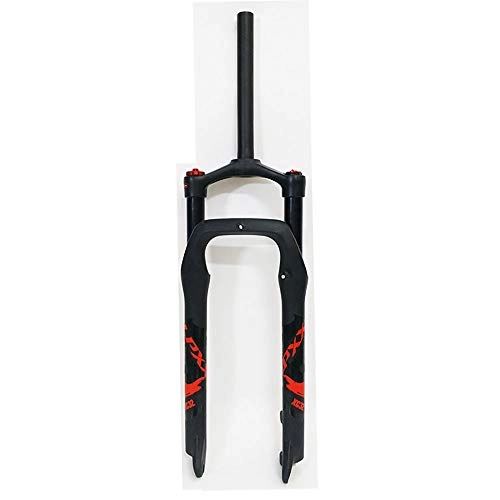 Fourches VTT : Longjiahaiwei VTT Suspension Fork Fat Fork Neige vélo Pneu Avant Fourche for 4.0 Pneus en Alliage d'aluminium for Fourche VTT Vélo Fourche Avant Mountain Bike Fork (Couleur : Noir, Taille : 27.5Inch)