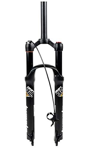 Fourches VTT : Mdjywl Fourche à vélo MTB Bike Suspension Fork 26 27.5 29 Pouces Amortisseur d'air Bicyclette Avant Fork HL / RL Stratégie Droite 1-1 / 8"QR Ultra Light 1720g pour Le vélo