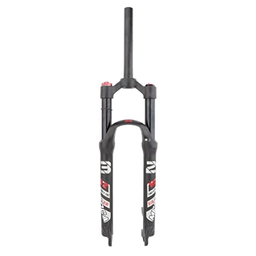 Fourches VTT : QHIYRZE 26 / 27.5 / 29 VTT Suspension Fourche Voyage 120mm Air Fourche 28.6mm Tube Droit QR 9mm Couronne Verrouillage XC VTT Fourche Avant Frein À Disque (Color : Black 26'')