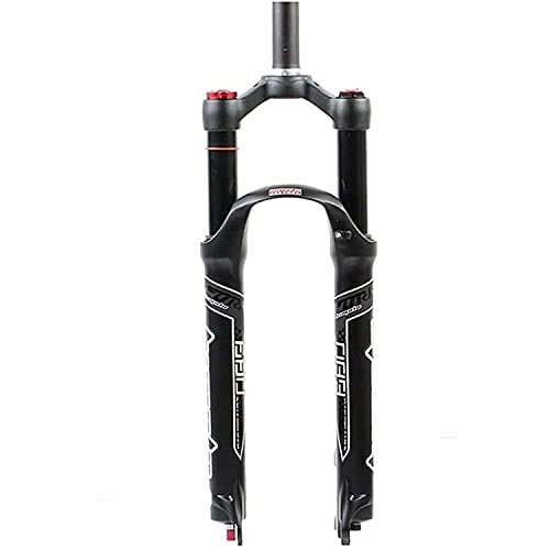 Fourches VTT : QIANGU Fourche Suspendue à Air Vélo de Montagne 26 / 27, 5 / 29 Pouces Suspension Fork VTT Rebond Ajuster 1-1 / 8" / 1-1 / 2" Voyage 100mm QR 9mm Frein À Disque (Color : Straight Manual, Size : 27.5 inch)