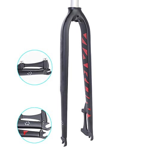 Fourches VTT : QJWN 26 / 27, 5 / 29"Universel Décoloration Fourche Dure VTT Ultra-légère Alliage D'aluminium Vélo Fourche Avant Vélo Pièces Assemblée