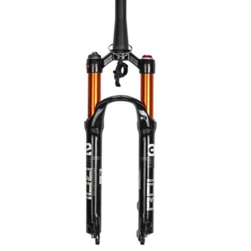 Fourches VTT : RTYUIO 26"Fourche à Suspension VTT, Alliage de Magnésium Pneumatique Amortisseur Accessoires Vélo 1-1 / 8" Voyage 100mm (B 26INCH)