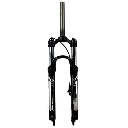 Fourches VTT : SMANNI Alliage de magnésium VTT vélo Fourche Supension Huile 26 / 27. 5 / 29er Pouces VTT 32 RL100mm Fourche for Un vélo Accessoires (Color : 29 RL Matte Black)