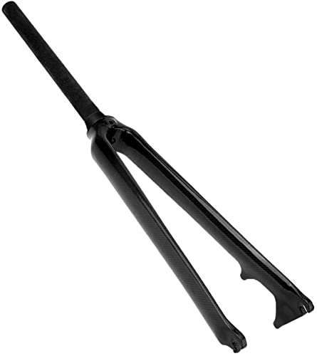 Fourches VTT : SONG Bike Suspension Fourche Full Carbon Fibre Vélo Vélo Vélo Fixé Bicyclettes Vélo Fixie Fork Fork Fork Fork 28.6mm 700c (Color : Bright Black)