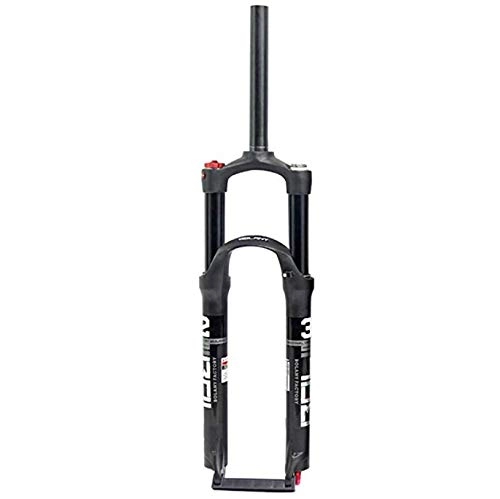 Fourches VTT : Sonwaohand Mountain Bike Suspension Fork 26, 1-1 / 8'' Lightweight Magnesium Alloy MTB Straight Pipe Gas Fork Support Support Balck 1830g 26 Pouces B