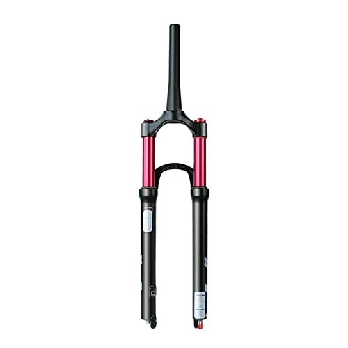 Fourches VTT : VGAGV VTT Noir Mat 100mm Voyage VTT Fourche à Air 1750g 26 27.5 29 Pouces Prise de Suspension de vélo Alliage de magnésium VTT, 26