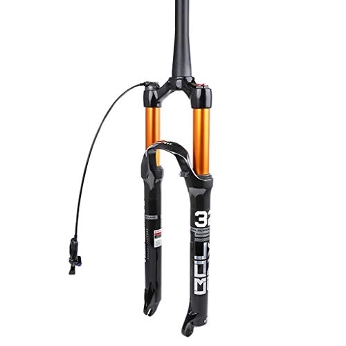 Fourches VTT : Vélo Air Fork, 26 / 27, 5 / 29 pouces VTT vélo en alliage de magnésium fourche à suspension, Tube effilé et tube droit de la fourche avant (manuel de verrouillage - verrouillage à distance), Brl, 29in