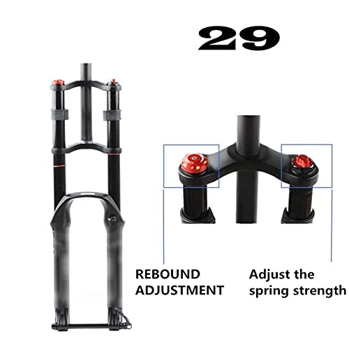 Fourches VTT : xldiannaojyb Mountain VTT Suspension Avant Fork Double épaule Avant Fork 26 / 27.5 / 29 Pouces Vélo de Montagne Plein Suspension (Color : I)