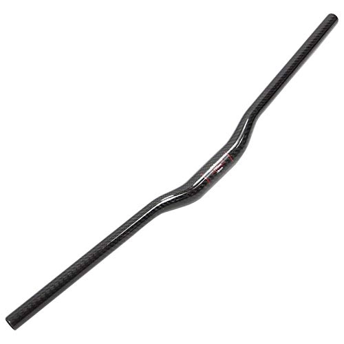 Guidon VTT : 31.8mm 3K Full Carbon Ultralights Guidon de vélo MXB MTB Guidon Bandes de trekking vtt barres vélo wake (Color : A)