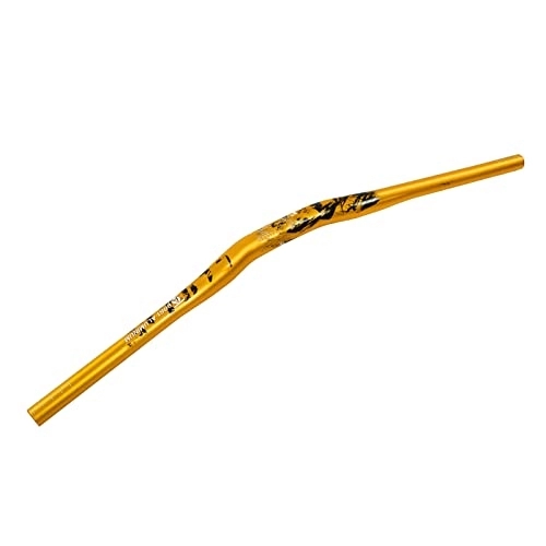 Guidon VTT : ENZZ Guidon, Guidon de VTT, Haute dureté, Large compatibilité, Alliage d'aluminium 31, 8 * 720 mm pour Le Cyclisme Jaune