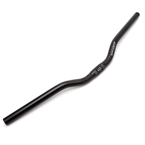 Guidon VTT : Guidon de vélo 25, 4 mm 60 cm en Alliage d'aluminium Guidon de vélo Durable Riser Bar VTT Vélo Route Vélo Montagne Guidon Pièces (Noir)