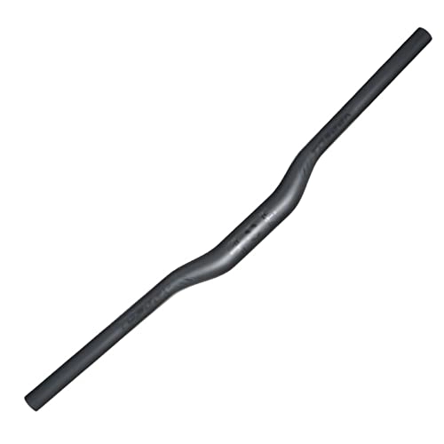 Guidon VTT : Guidon de vélo de montagne en fibre de carbone, accessoires de vélo, rallonge de guidon, vélo ?Double rallonge de guidon Noir Convient pour les VTT, les vélos de route, les vélos (coude 640 mm)