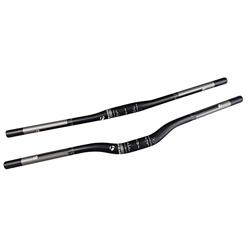 Guidon VTT : guidon velo 1 PCS Barres de guidon de vélo Barres en fibre de carbone Vélo Mountain MTB Pièces à cyclisme à plat ou à montée for la tige 31.8mm Matte Black Guidon Vtt ( Color : Rise Handlebar 680mm )