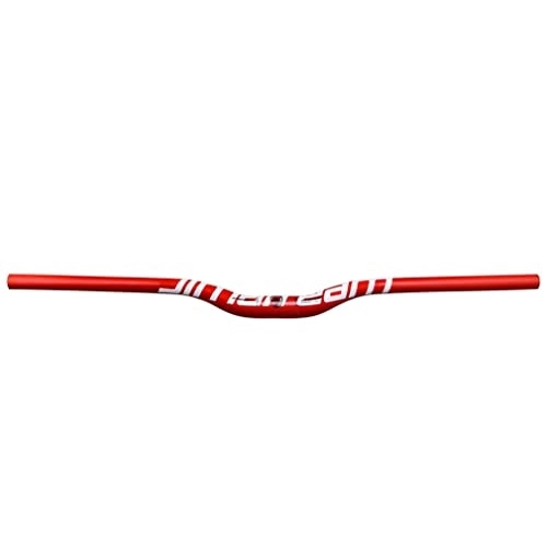 Guidon VTT : Guidon VTT en Fibre de Carbone 31, 8 mm Guidon Riser VTT 580 / 600 / 620 / 640 / 660 / 680 / 700 / 720 / 740 / 760 mm Barre de vélo Extra Longue Rouge (Color : Red 620mm)