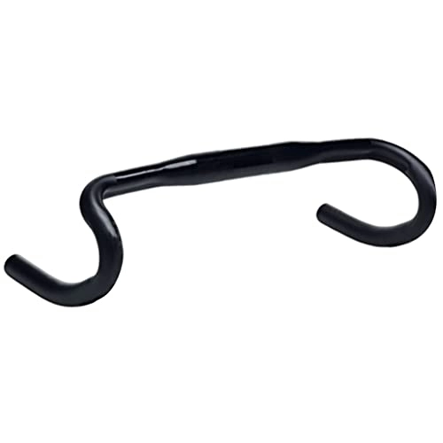 Guidon VTT : Guidon Vélo Rise Guidon Guidon De Vélo Guidon De Vélo Réglable En Alliage D'aluminium Équipement De Vélo Accessoires De Vélo For VTT Vélo De Route (Color : Black A, Size : 31.8 * 400mm)