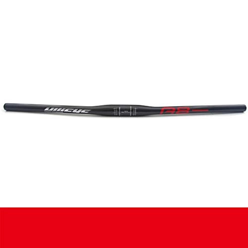 Guidon VTT : Haute qualité Full Carbon Fiber VTT / Vélo de Montagne Droite Cintre Plat vélo Pièces * 31, 8 580 / 600 / 620 / 640 / 660 / 680 / 700 / 720 Guidon Cintre (Color : Flat 720mm)