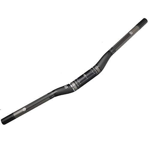 Guidon VTT : Huanxin Guidon Velo VTT, Lightweight Full Carbon Vélo Riser Guidons 31, 8 * 580Mm-760Mm Bar Ends 22.2Mm, B, 700mm