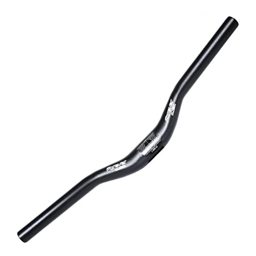 Guidon VTT : MQKQ 3.18cm Guidon De Vélo De Montagne 62cm, Guidon De Vélo Super Long Long VTT Riser, Adapté Aux Courses De Vélo De Descente. Deux Options(Size:62cm, Color:Noir B)