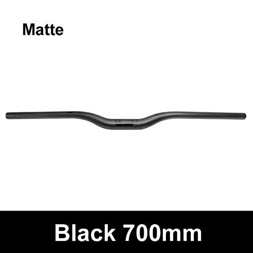 Guidon VTT : MTB Carbon Friber Bicycle Flat Or Rise Maniable Mountain Bike Parts 31, 8 x 580 / 600 / 620 / 640 / 660 / 680 / 700 / 720 / 740, Rise 700 mm