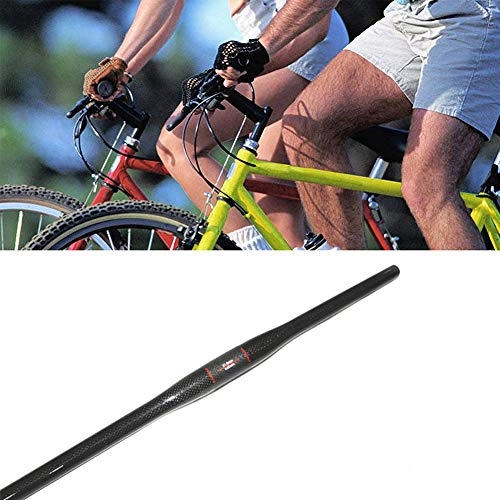 Guidon VTT : NANANA Riser / Flat Bars Mat VTT Guidon en Fibre de Carbone, Guidon de Vélo Barre Fibre de Carbone Extra Longue pour VTT et Vélo de Route[Plusieurs Tailles], 31.8mmstraighthandle, 660mm