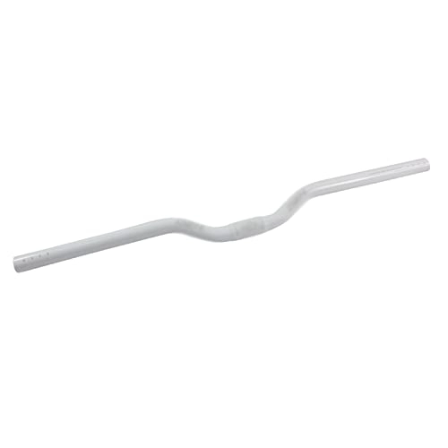 Guidon VTT : NMNMNM Guidon en Alliage d'Aluminium Guidon Riser Bar Large Extra Long Guidon de Vélo pour la Course de Cyclisme de Descente pour la Route VTT VTT Moto 25.4×620mm (Blanc)