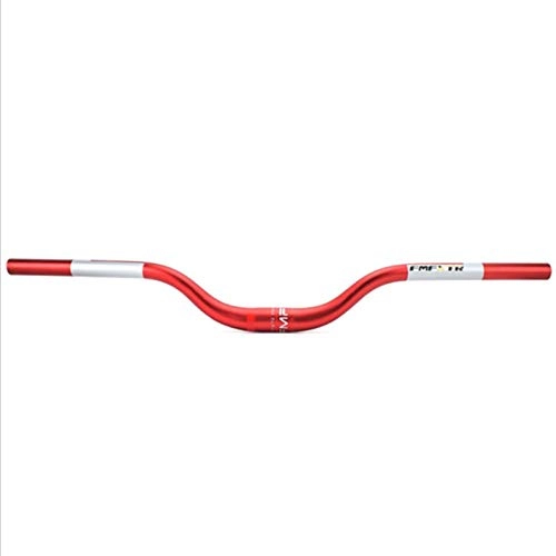 Guidon VTT : QiHaoHeji Guidon Riser en Alliage d'aluminium de vélos Guidons Riser Durable VTT Vélo Route VTT Guidon Accessoires (Couleur : Red, Size : 72x3.18cm)