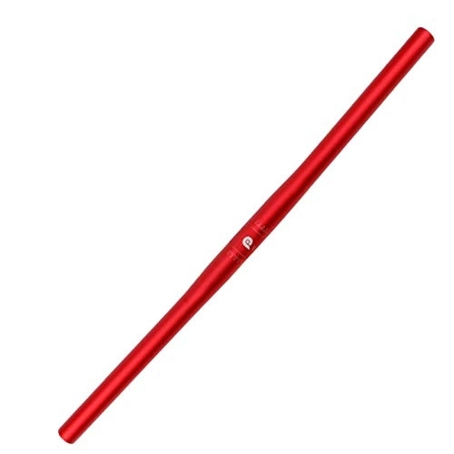 Guidon VTT : QiHaoHeji Guidon Riser Ultra-léger Guidon Pliant Guidon Horizontal poignée Droite du Guidon Route (Couleur : Red, Size : 2.54x54cm)