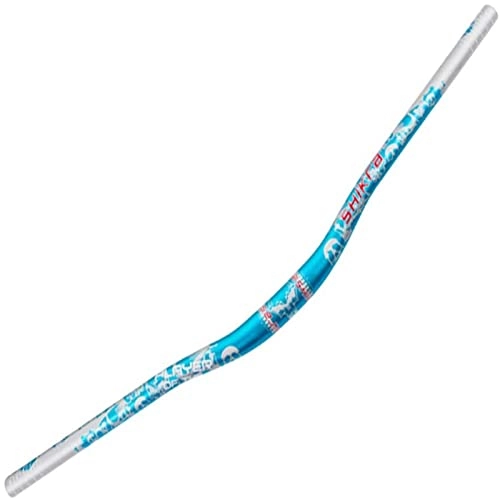 Guidon VTT : QUALITY MERCHANT Guidon de vélo longue distance de 31, 8 mm en alliage d'aluminium super léger pour VTT 720 mm / 780 mm XC (bleu, 780 mm)