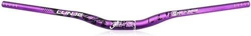 Guidon VTT : Style de vie Cross Country Descente VTT Hirondelle Guidon VTT Drop Guidon En Alliage D'aluminium Extra Long Guidon Rise 30mm Pratique (Color : Purple, Size : 720mm)