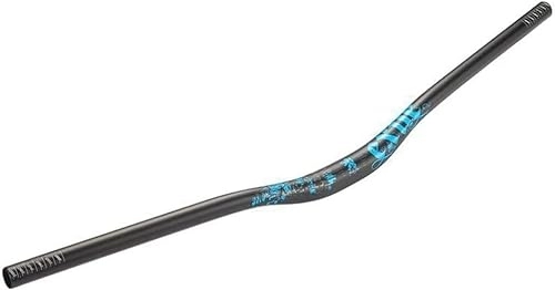 Guidon VTT : Style de vie Guidon VTT Extra Long Rehausseurs VTT Guidon Aluminium DH XC AM FR (Couleur: Noir Bleu 780mm) Pratique