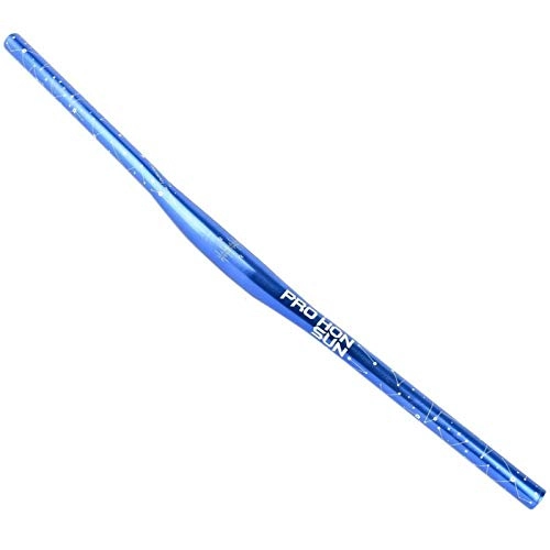 Guidon VTT : SZTUCCE Guidon de vélo de Guidon coloré Guidon de la Poitrine Aluminium alliage31.8 * 715 / 31.8 * 780 mm Main Droite (Color : Blue Straight Handle)