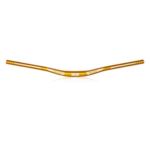 Guidon VTT : SZTUCCE Guidon de vélo Manillar Carbono VTT Alliage d'aluminium 620 / 720 / 780 * 31.8mm 3K Volant Mate 3K Pièces de vélo (Color : Gold 620mm)