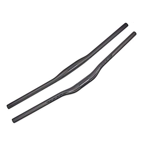 Guidon VTT : TLBBJ Bicycle Handlebar EC90 Montagne Vélo VTT Guidon Guidon Guidon en Fibre de Carbone UD complète Guidon 31, 8 * 600-720 mm Bicycle Parts (Color : Flat 680mm)