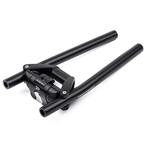 Guidon VTT : WLDOCA Guidon de vélo Pliant en Alliage d'aluminium VTT Scooter vélo électrique Guidon à dégagement Rapide Convient aux guidons de 31.8 / 25.4mm, Noir, 1