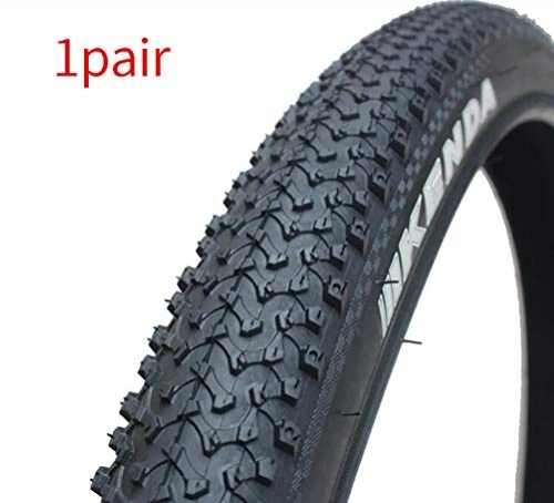 Pneus VTT : LOO LA Paire 24 * 1.95 Pouces Pneus pour VTT BMX Montagne Tout Terrain Bicycle Tires, Mountain Bike Tires, Anti-Skid Off-Road Vehicles (Un Paquet de 2)