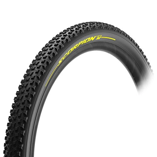 Pneus VTT : Pirelli Scorpion MTB M 29 x 2.4 Yellow Adulte Unisexe Noir Etagère