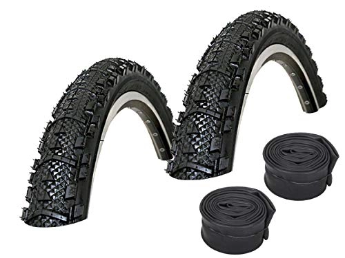 Pneus VTT : SET : 2 x kenda kwick mTB / aTB k879 de 2 pneus de vélo 26 x 1, 95 2 tuyaux / 50–559