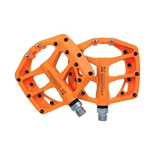Pédales VTT : BUMSIEMO Pédales de vélo VTT ultralégères Orange 1 paire