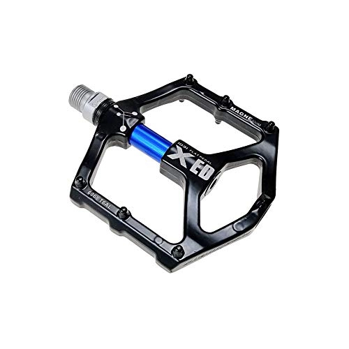 Pédales VTT : Clé de pédale de bicyclette 1 paire en alliage d'aluminium antidérapage Durable vélo Pédales Surface for la route BMX VTT Vélo 8 couleurs (SMS) 1031 Mountain Bike Pédales Pédale vélo ( Color : Blue )