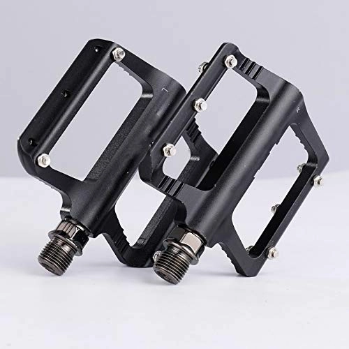 Pédales VTT : HUANGDANSEN Bicycle Pedal1 Pair of Bicycle Pedal Mountain Bike Aluminum Alloy Sealed Bearing Pedal Wide and Flat Parts