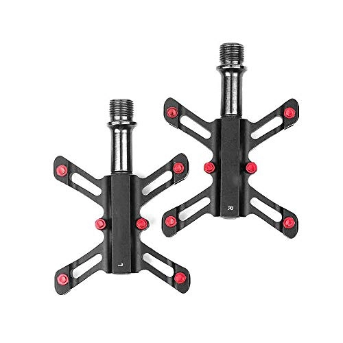 Pédales VTT : LXZC Vélos de Voyage Pédale Alliage d'Aluminium Pédale de vélo Mountain Bicycle Pedals Compatible avec Les vélos de Montagne et Les vélos de Route urbains Anti-Glissant 3 Roulement Scellé