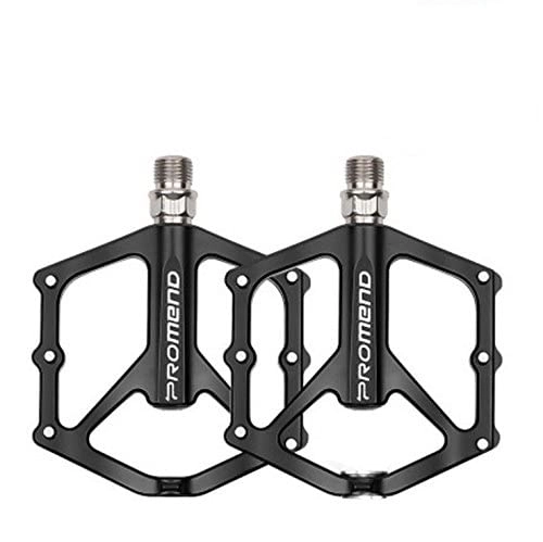 Pédales VTT : PROMEND Flycoo PD-M66 Vélo VTT Pédales MAGNETIQUE Alliage d'aluminium + Acier au Chrome-molybdène 3 Bearings 3 Roulements Scellé Antidérapant VTT CNC 12.3cm × 10cm