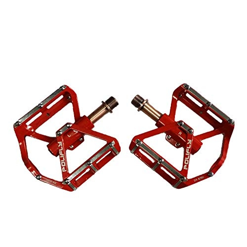 Pédales VTT : Pédale de vélo en aluminium portant Palin cheville vtt mountain fly pedals dead / / s43-22 pedal red