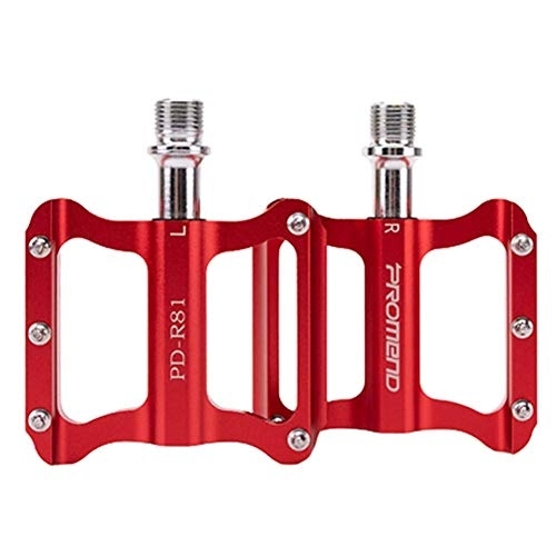 Pédales VTT : PéDale VTT Vélo Pédale Vélo Accessoires Vélo Accessoires Plat Pédales Cyclisme Accessoires Accessoires de Vélo De Montagne Vélo De Route Pédales Red, Free Size