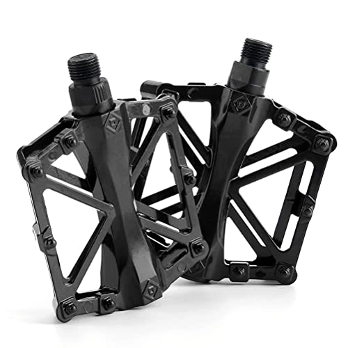Pédales VTT : Pédales de vélo en aluminium antidérapant plat durable pour VTT, BMX, vélo de route