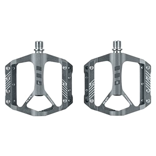 Pédales VTT : pédales de vélo, pédales de Montagne, Montagne 9 / 16 ''3 pédales Plates de vélo à roulement scellé pédales de Cyclisme à Plate-Forme Large en Alliage d'aluminium léger for BMX / VTT-Universel 285g (Colo