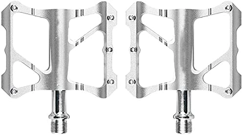 Pédales VTT : Pédales légères pédales automatiques Pédales de vélo de Cyclisme en Aluminium | Double roulement scellé Pédales de vélo de 9 / 16 Pouces | pour vélos de Montagne, vélo de Route, vélo Fixie